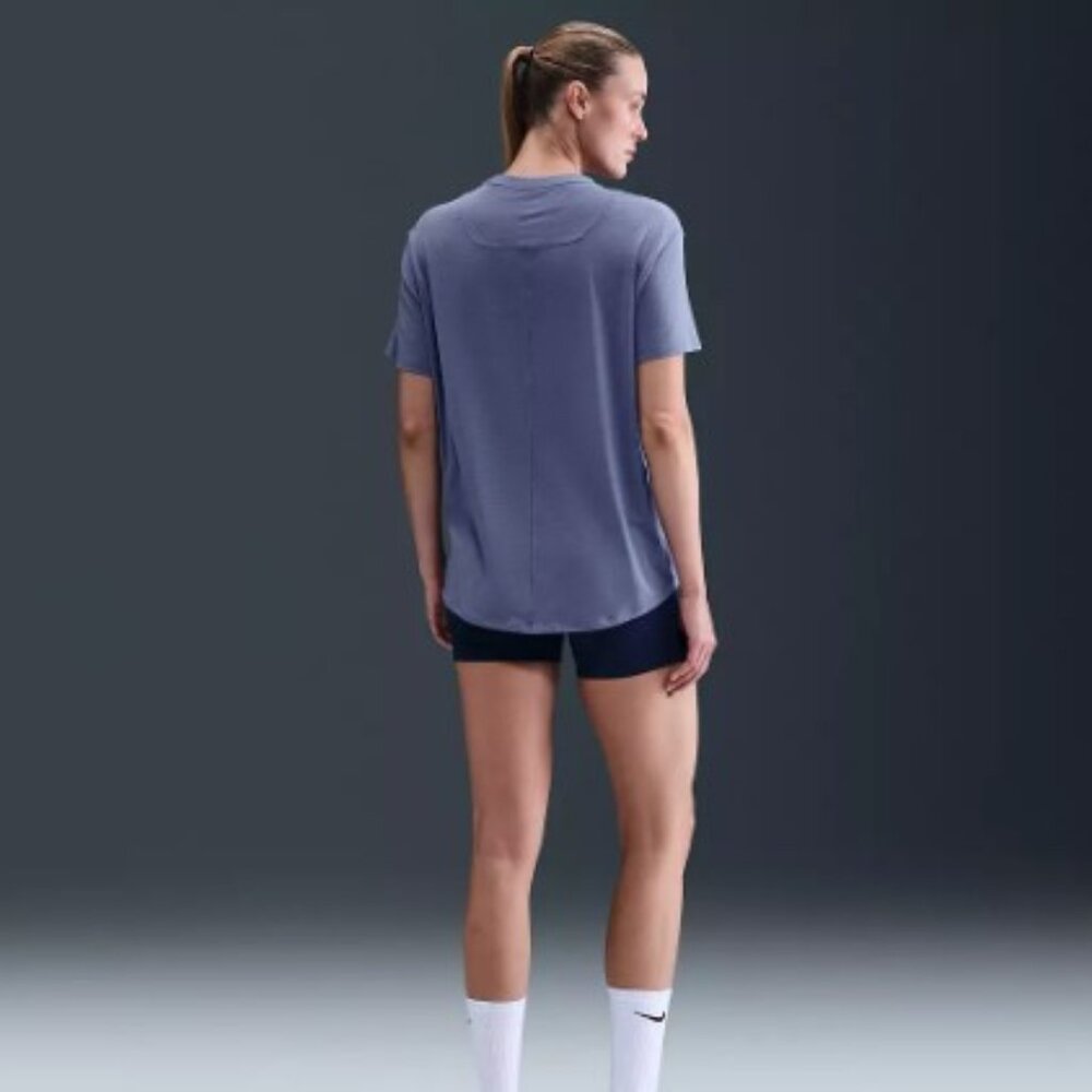 Nike Women's Indigo One Relaxed Dri-FIT Short-Sleeve Top - Picture 2 of 5